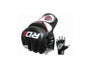 RDX 10574 Перчатки ММА RDX Rex Leather Black фото